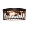 Designers Fountain 14.5in Arris 3-Light Vintage Bronze Interior Ceiling Light Flush Mount 91123-VB - alternate 1